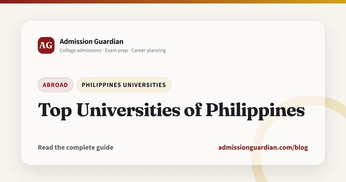 Top Universities of Philippines