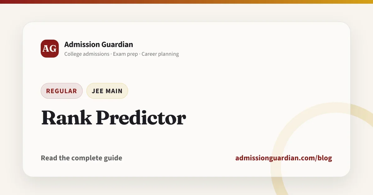 Rank Predictor