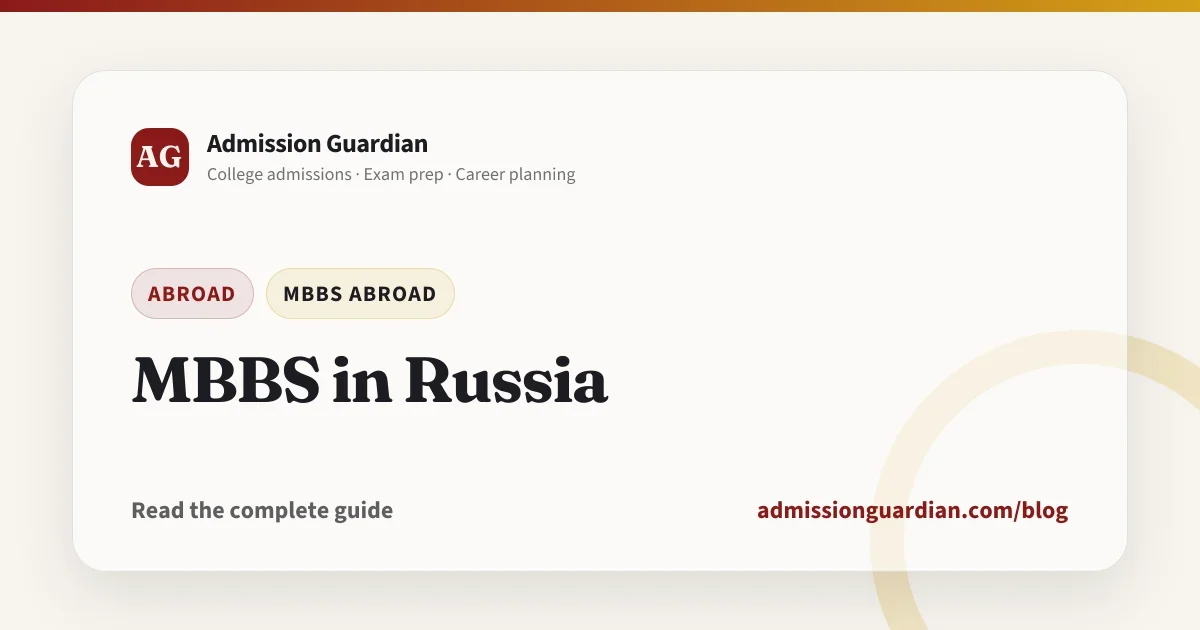 MBBS in Russia