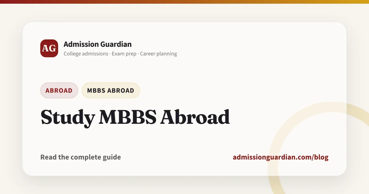 Study MBBS Abroad